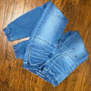 American Eagle Soft Knit Denim Joggers SIZE 4